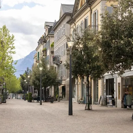 With Balcony In Veysonnaz Lägenhet *