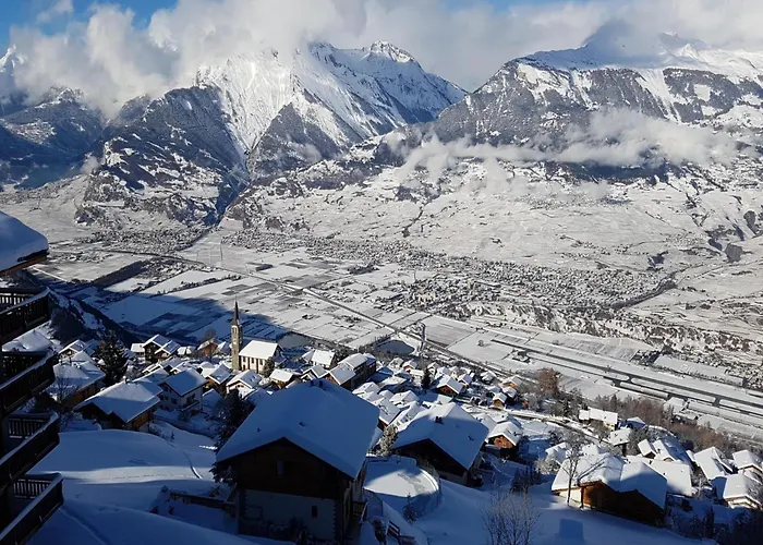 With Balcony In Veysonnaz Agettes